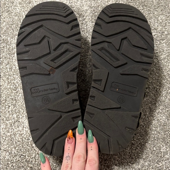 VTG 90s y2k Women's Buckle Chunky Platform Fisherman Sandals - Picture 5 of 6